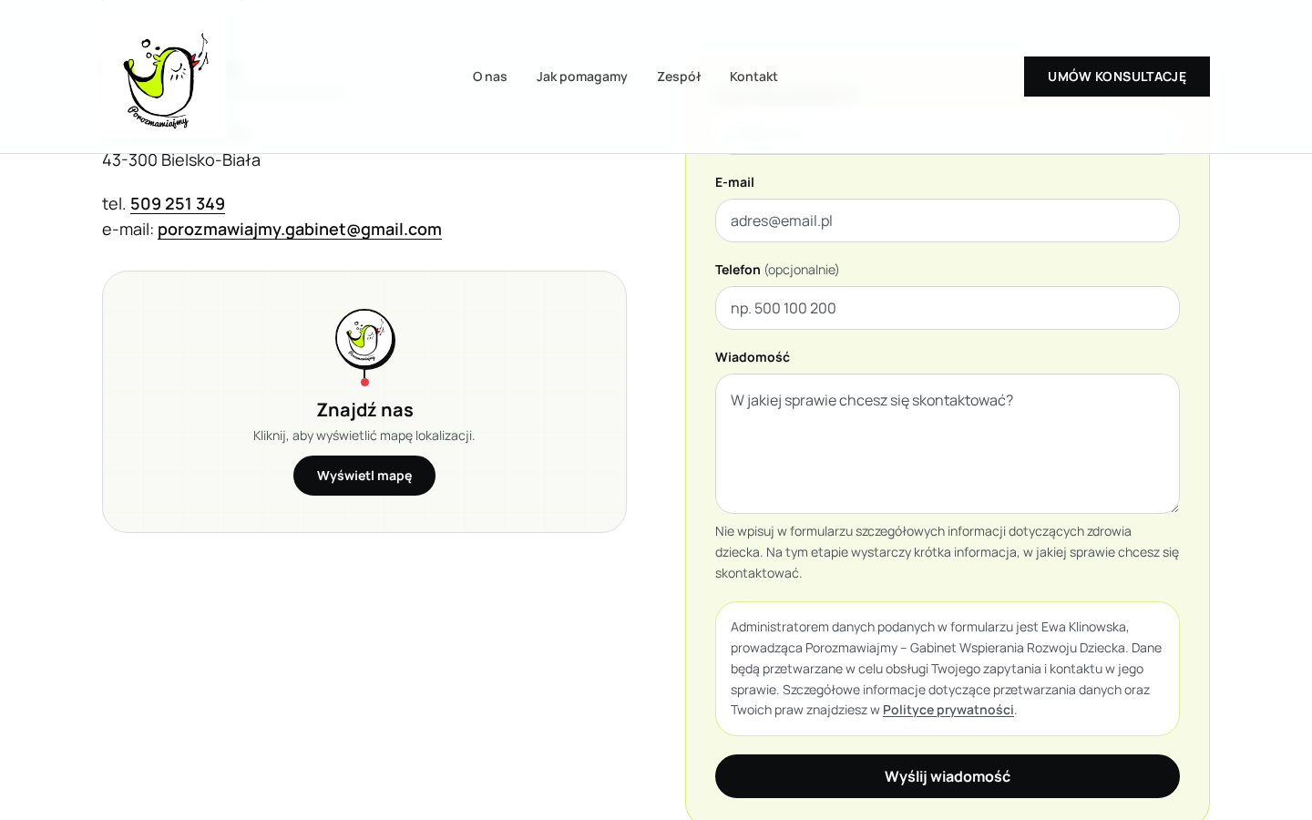 Porozmawiajmy — sekcja dokumentów z możliwością podglądu i pobrania PDF